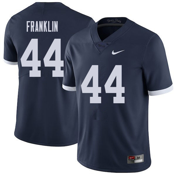 Men #44 Brailyn Franklin Penn State Nittany Lions College Throwback Football Jerseys Sale-Navy